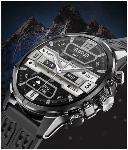Smartwatch Deportivo Táctico AMOLED 1.75”  IP67, 600mAh, Bluetooth HD Compatible Android & iOS