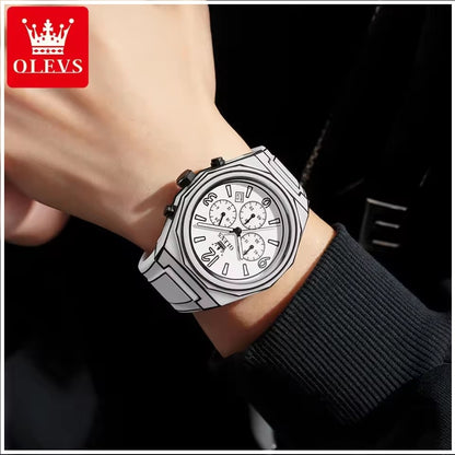 Reloj Multifuncional Estilo Manga Cuarzo  Impermeable y Luminoso