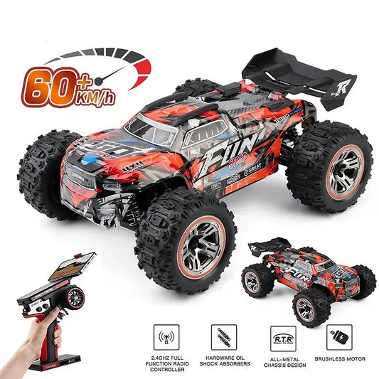 Auto RC Monster Truck Profesional 4WD Velocidad 60kmh 118