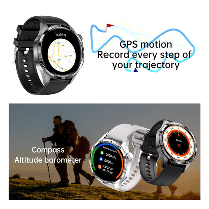 Smartwatch GT5 PRO Correa Metálica Monitor de Salud 247 IP67 BT 300mAh