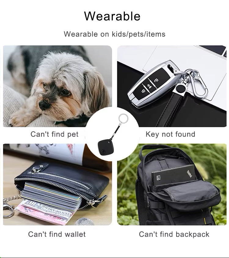 Localizador GPS Inteligente Bluetooth Anti-Pérdida Llaves Mascotas etc