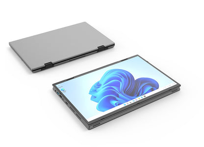 Notebook 2 en 1 Táctil 14.1” Full HD IPS, Intel N100, 16GB RAM, 512GB SSD, Convertible 360°, Ideal Oficina, Estudio y Productividad Avanzada