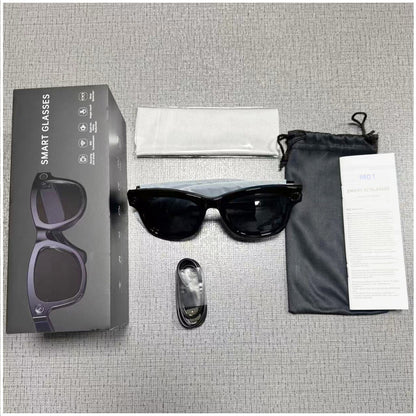 Gafas Inteligentes M01 con Cámara HD ChatGPT Traducción y Reducción de Ruido