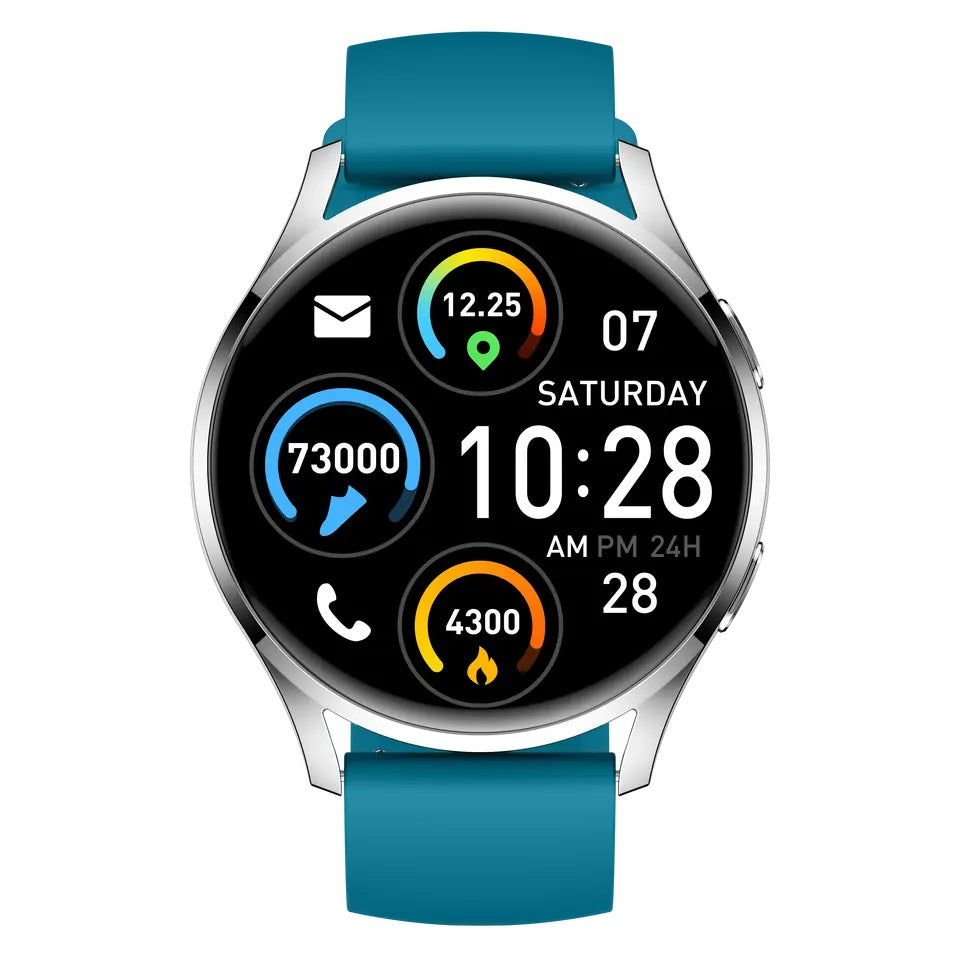 Smartwatch S37 Unisex Pantalla 1.28” Llamadas Bluetooth Salud Completa Deporte IPX8 Batería 5 Días Diseño Elegante y Versátil