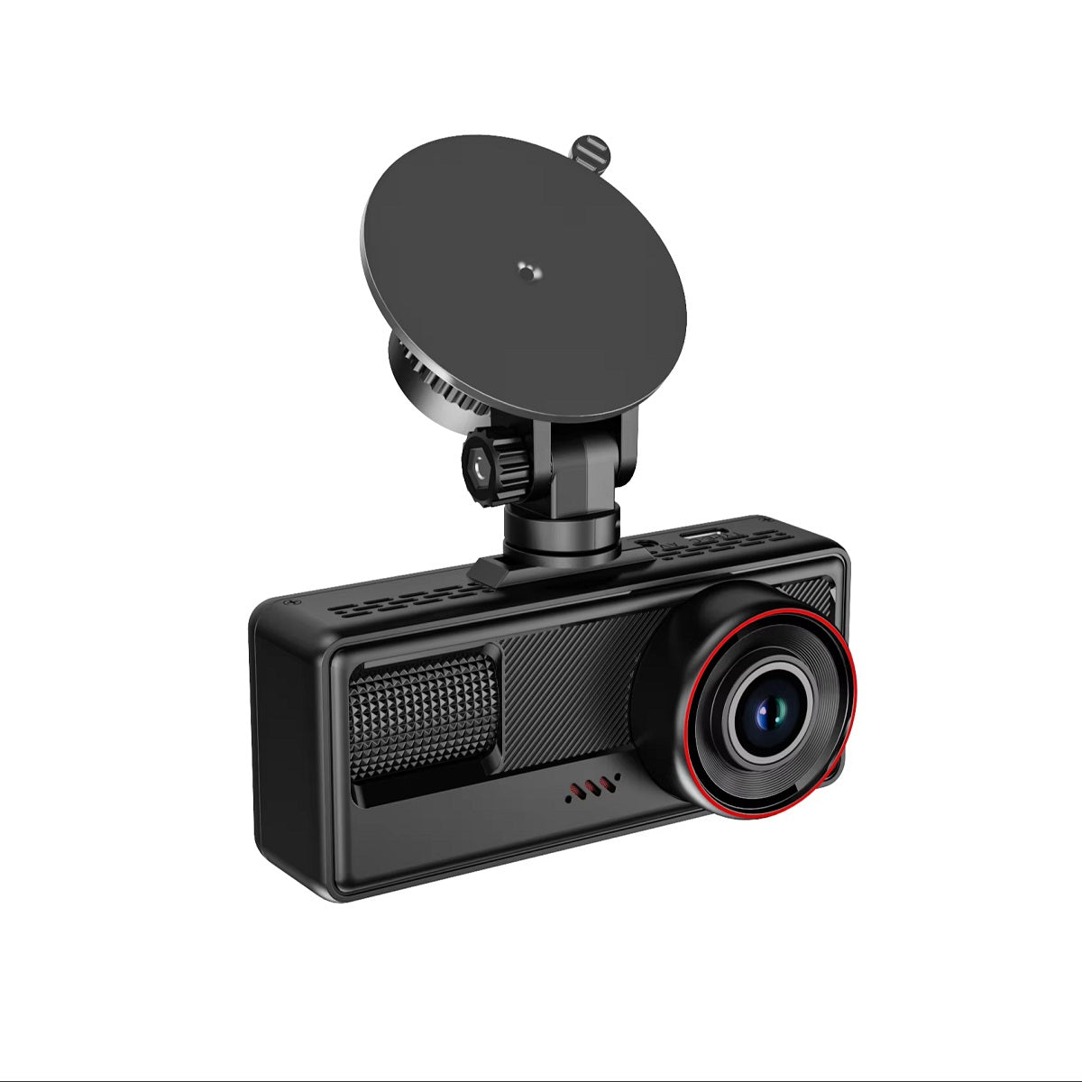 Cámara para Coche HD 1080P con Triple Grabación, WiFi, Sensor G, Visión Nocturna y Asistencia de Reversa