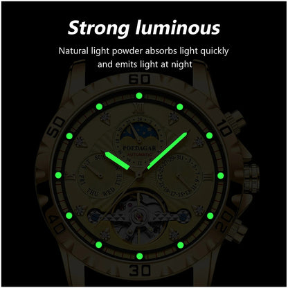 Reloj Automático Mecánico para Hombre Visualización Completa