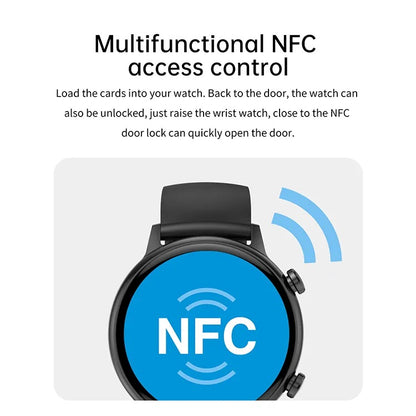 Reloj Inteligente Smartwatch Bluetooth Mujer Pantalla AMOLED Correa Metálica