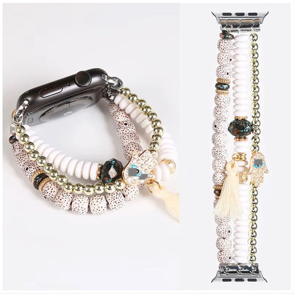 Correa Bohemia Joyería para Apple Watch 42/44 mm – Diseño Artesanal, Ajuste Cómodo Estilo Exclusivo