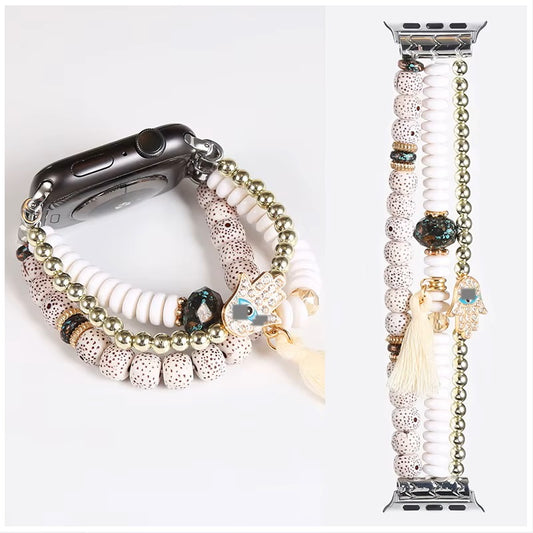 Correa Bohemia Joyería para Apple Watch 42/44 mm – Diseño Artesanal, Ajuste Cómodo Estilo Exclusivo