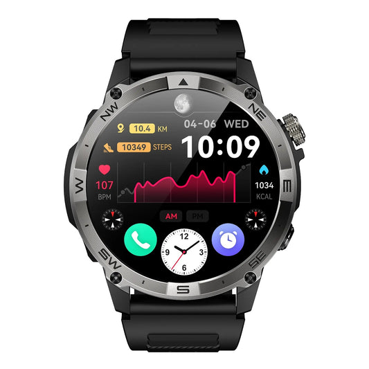 Reloj Inteligente Deportivo HK08 GPS Pantalla AMOLED de 1.43 pulgadas