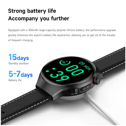 Smartwatch Reloj Inteligente Llamadas Bluetooth, Monitoreo de Salud