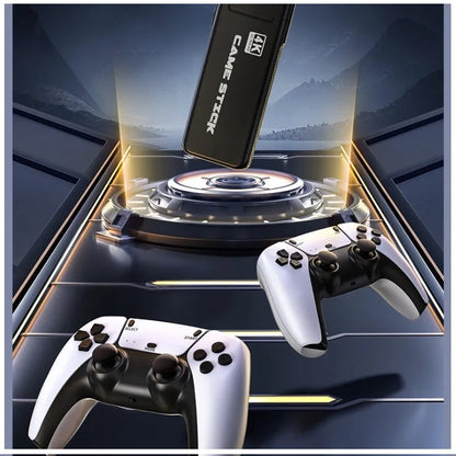 Consola de Videojuegos Retro M8 Pro con Game Stick 4K, 2 Controles Inalámbricos y Más de 20.000 Juegos