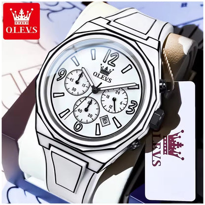 Reloj Multifuncional Estilo Manga Cuarzo  Impermeable y Luminoso