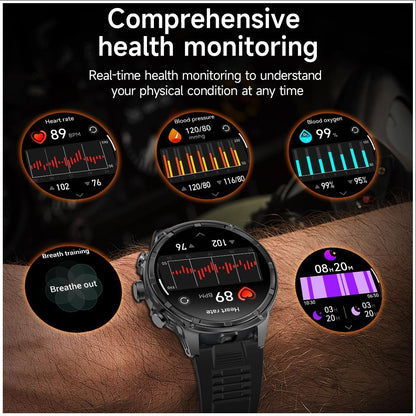 Reloj Inteligente V99 AMOLED 1.85 Batería 710mAh, Llamadas Bluetooth Salud