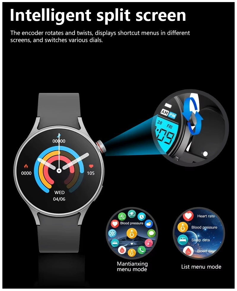 Reloj Inteligente C13 2025 Llamadas Bluetooth, Monitor de Salud, Ritmo Cardíaco, Sueño y Actividad