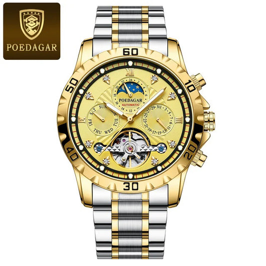 Reloj Automático Mecánico para Hombre Visualización Completa