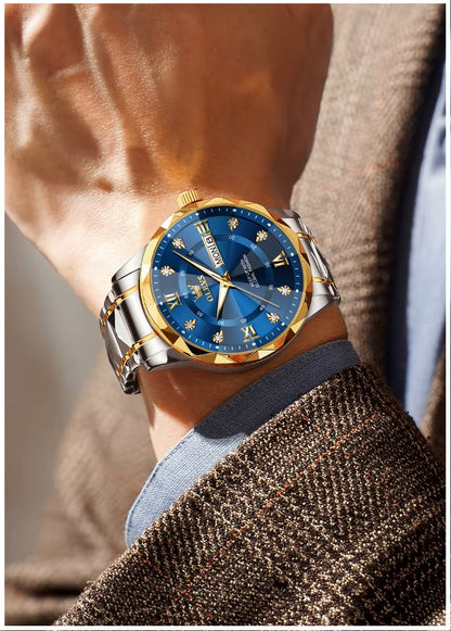 Reloj de Pulsera de Cuarzo para Hombre Elegancia Resistencia