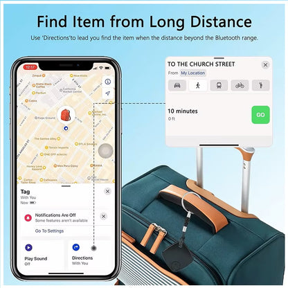 Localizador GPS Inteligente Bluetooth Anti-Pérdida Llaves Mascotas etc