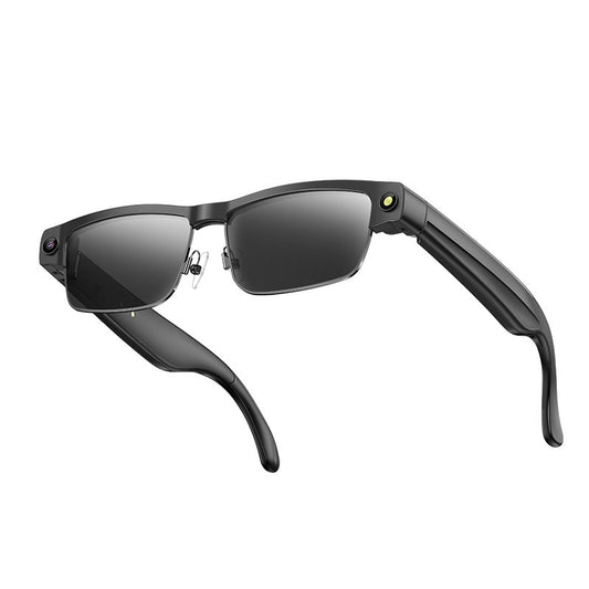 Gafas Inteligentes Cámara HD 8MP, Grabación 1200P, Traducción AI, WiFi, Bluetooth y Auriculares Integrados IPX5