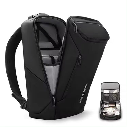 Mochila Impermeable Multifuncional Carga USB Ideal Viajes y Oficina