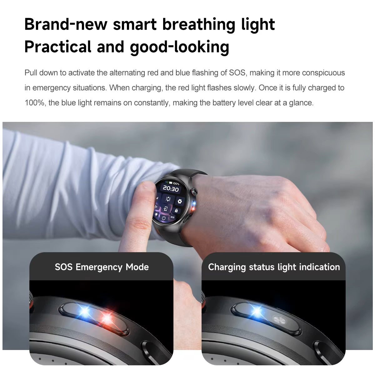 Smartwatch Reloj Inteligente Llamadas Bluetooth, Monitoreo de Salud