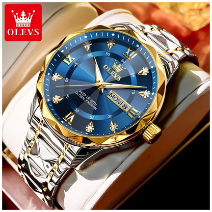 Reloj de Pulsera de Cuarzo para Hombre Elegancia Resistencia