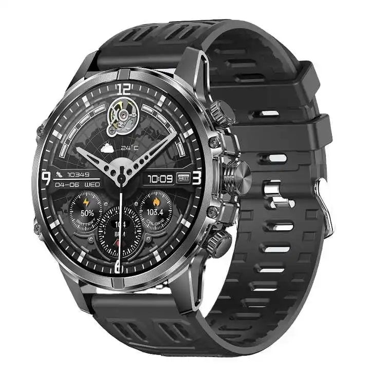 Smartwatch Deportivo Táctico AMOLED 1.75”  IP67, 600mAh, Bluetooth HD Compatible Android & iOS