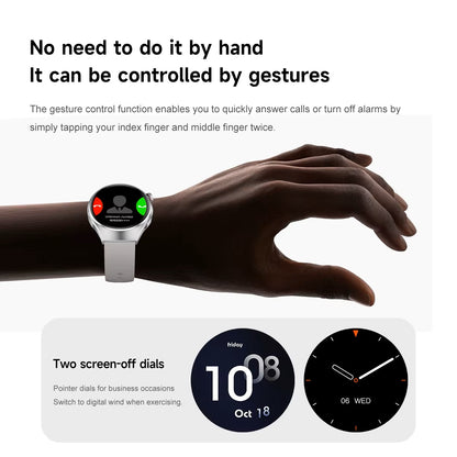 Smartwatch Reloj Inteligente Llamadas Bluetooth, Monitoreo de Salud