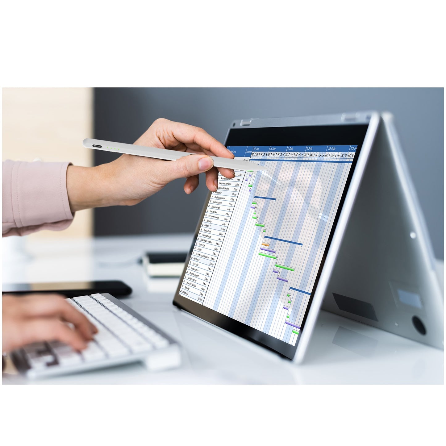Notebook 2 en 1 Táctil 14.1” Full HD IPS, Intel N100, 16GB RAM, 512GB SSD, Convertible 360°, Ideal Oficina, Estudio y Productividad Avanzada