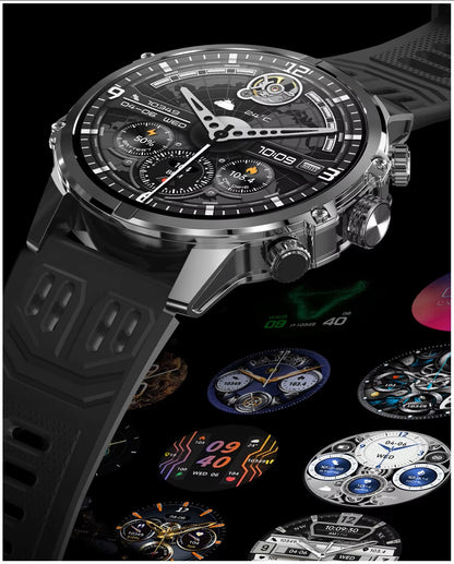 Smartwatch Deportivo Táctico AMOLED 1.75”  IP67, 600mAh, Bluetooth HD Compatible Android & iOS