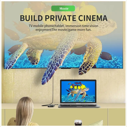 Hub Adaptador USB Tipo-C 15 en 1 con HDMI 4K, Ethernet Gigabit, PD 87W y Carga Magnética para Smartphone – Compatible con MacBook y Windows