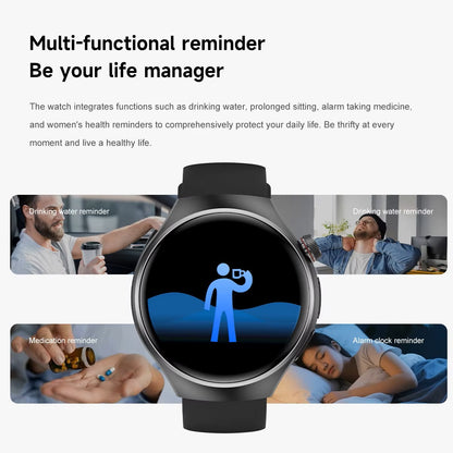 Smartwatch Reloj Inteligente Llamadas Bluetooth, Monitoreo de Salud