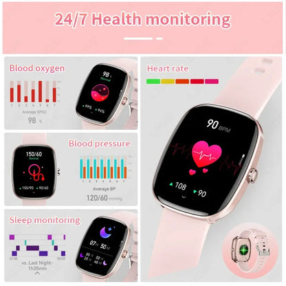 Reloj Inteligente T69 Llamadas Bluetooth, Pantalla 1.83”, Monitor de Salud Integral y Resistencia al Agua IP67