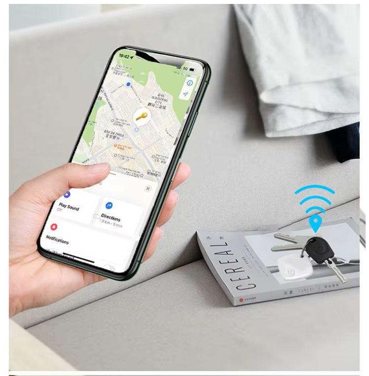 Localizador GPS Inteligente Bluetooth Anti-Pérdida Llaves Mascotas etc