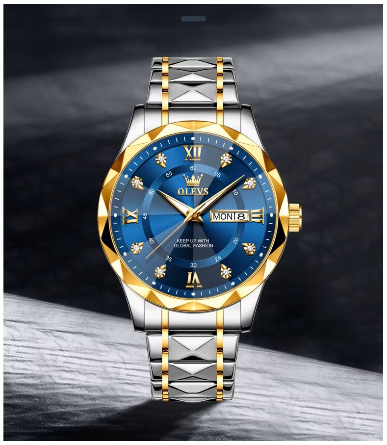 Reloj de Pulsera de Cuarzo para Hombre Elegancia Resistencia