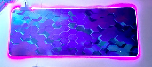 Mousepad Gamer Led RGB USB 80X30cm