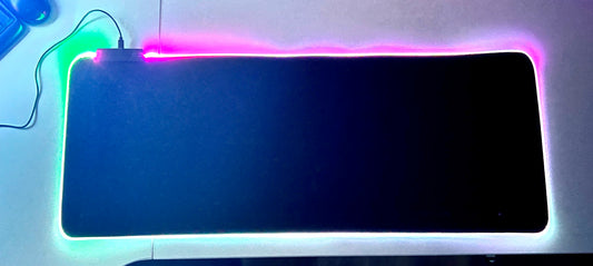 Mousepad Gamer Led RGB USB 80X30cm