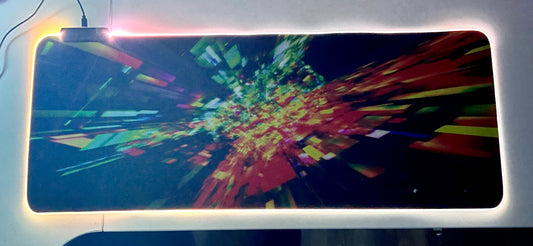 Mousepad Gamer Led RGB USB 80X30cm