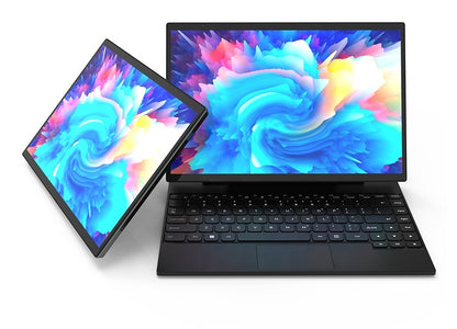 Notebook 14" 2 en 1 Pantalla Táctil IPS 2.2K, Intel N95, 16GB RAM + 512GB SSD, Windows 11 Pro