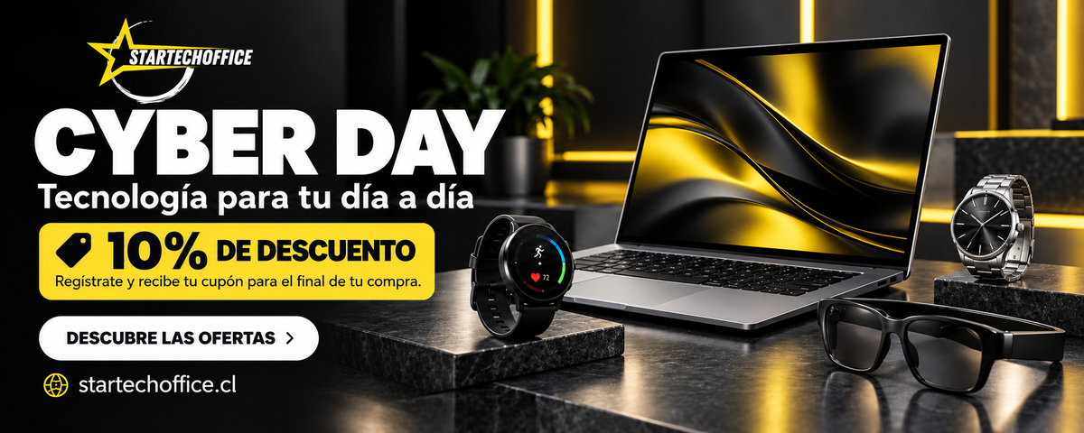 Cyber Day Startechoffice. Tecnología para tu día a día. Regístrate y recibe un cupón de 10% de descuento para el final de tu compra. Descubre las ofertas.