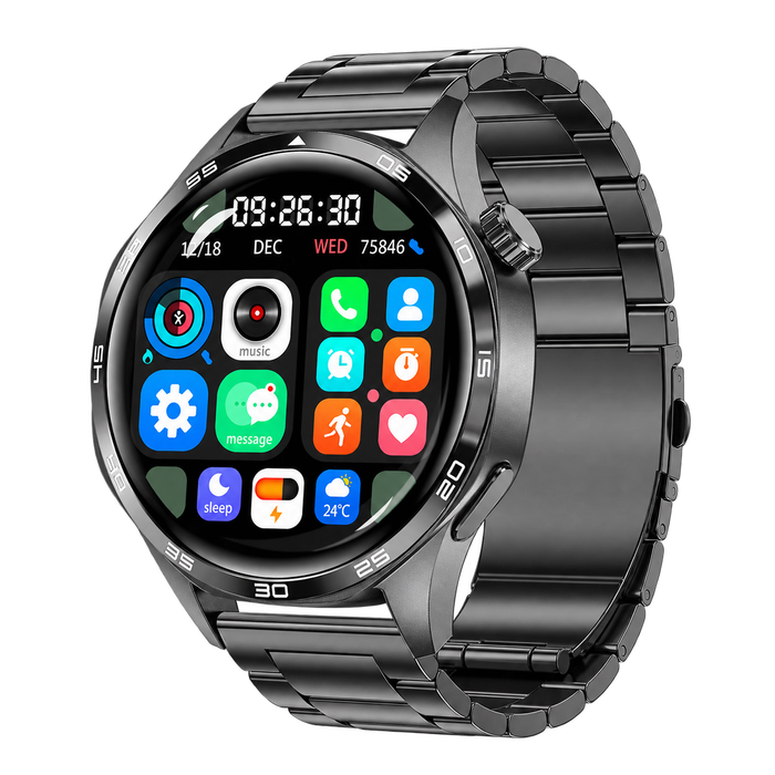 Smartwatch GT5 Pro con correas metálica y silicona