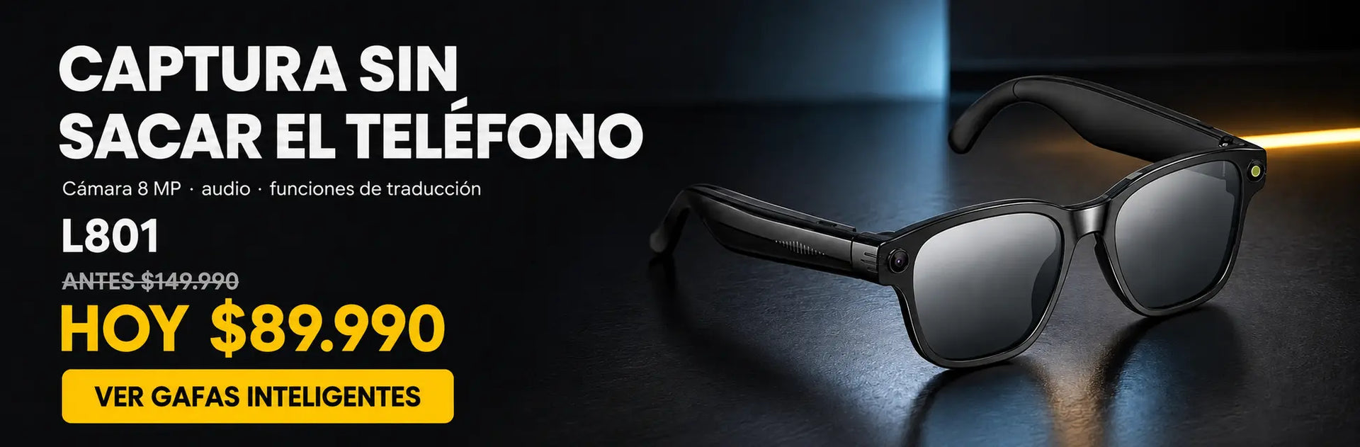 Gafas inteligentes L801 en oferta