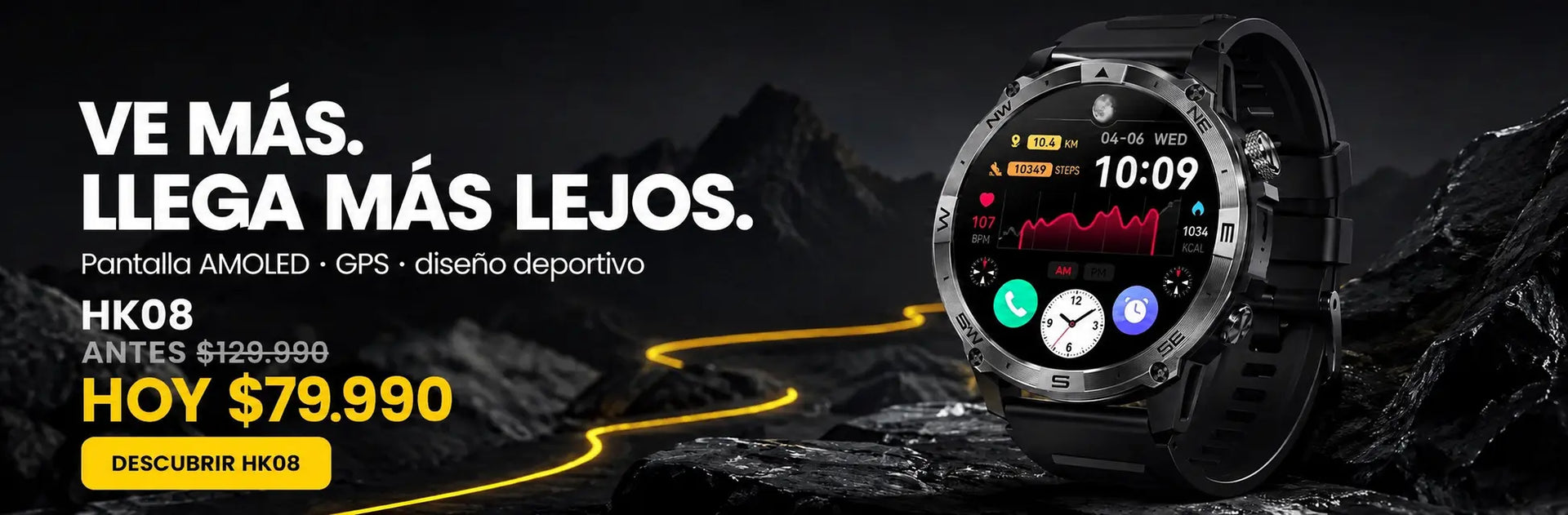 Smartwatch HK08 en oferta